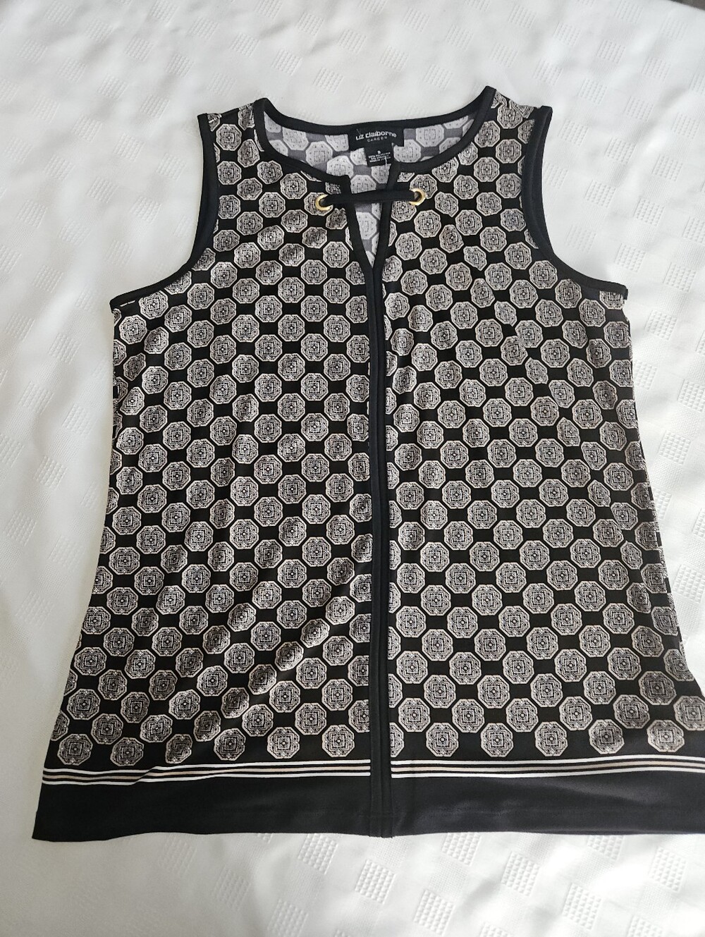 Liz Claiborne Sleeveless Blouse Small